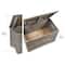 Badger Basket Vintage Gray Solid Wood Rustic Toy Box